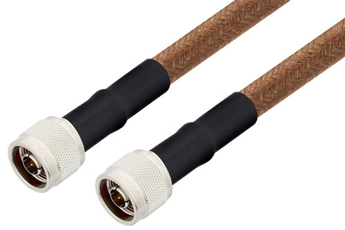 N Male to N Male Cable 60 Inch Length Using RG225 Coax