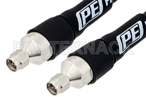 SMA Male to SMA Male Low Loss Test Cable 200 CM Length Using PE-P300LL Coax, RoHS