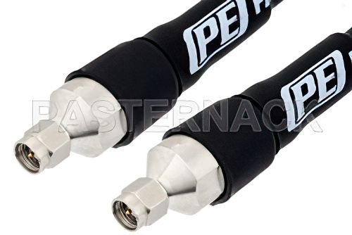 SMA Male to SMA Male Low Loss Test Cable 24 Inch Length Using PE-P300LL Coax, RoHS