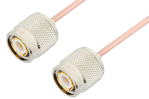 TNC Male to TNC Male Cable Using RG405 Coax, RoHS