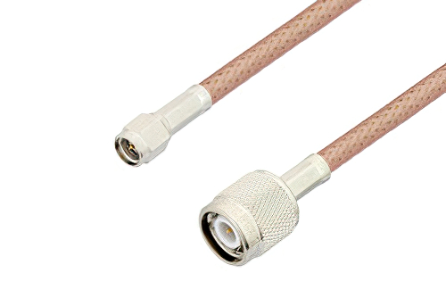 SMA Male to TNC Male Cable 24 Inch Length Using PE-P195 Coax
