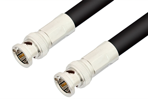 75 Ohm BNC Male to 75 Ohm BNC Male Cable Using 75 Ohm RG216 Coax