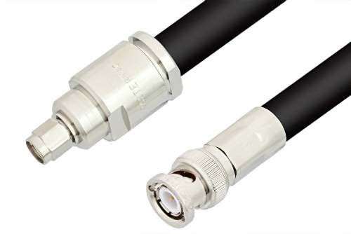 SMA Male to BNC Male Cable 72 Inch Length Using RG214 Coax