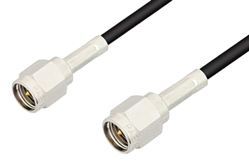 SMA Male to SMA Male Cable 36 Inch Length Using RG174 Coax