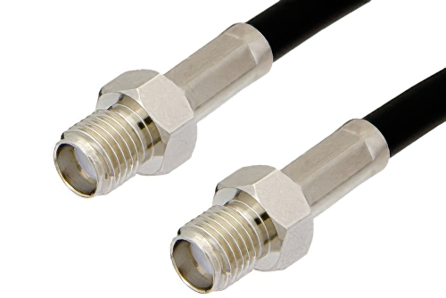 SMA Female to SMA Female Cable 60 Inch Length Using RG58 Coax
