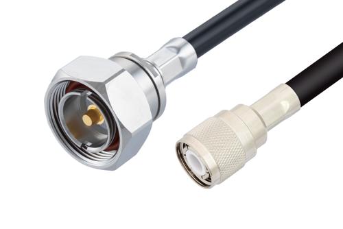 7/16 DIN Male to HN Male Cable Using RG214 Coax