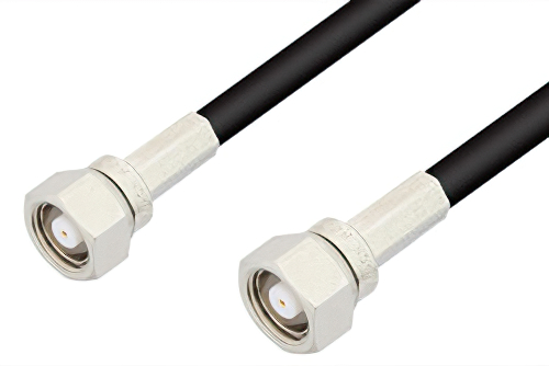 75 Ohm SMC Plug to 75 Ohm SMC Plug Cable 48 Inch Length Using 75 Ohm PE-B150 Coax