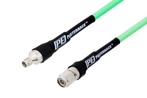 SMA Male to TNC Male Low Loss Cable Using PE-P300LL Coax, LF Solder