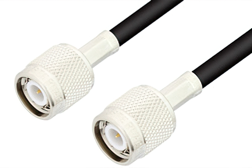 TNC Male to TNC Male Cable 30 Inch Length Using RG58 Coax
