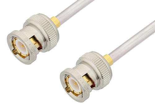 BNC Male to BNC Male Cable 48 Inch Length Using PE-SR402AL Coax