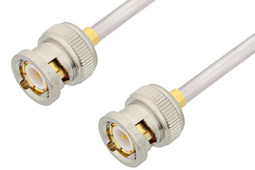 BNC Male to BNC Male Cable Using PE-SR402AL Coax