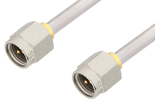 SMA Male to SMA Male Cable 24 Inch Length Using PE-SR402AL Coax