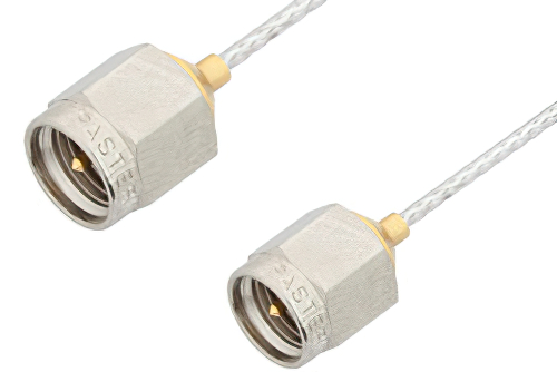 SMA Male to SMA Male Cable 36 Inch Length Using PE-SR047FL Coax, RoHS