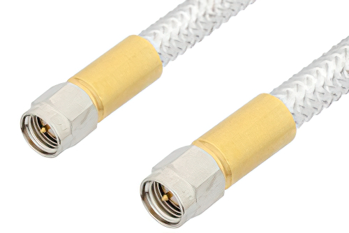 SMA Male to SMA Male Cable Using PE-SR401FL Coax