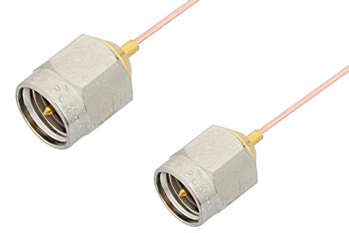 SMA Male to SMA Male Cable 18 Inch Length Using PE-020SR Coax