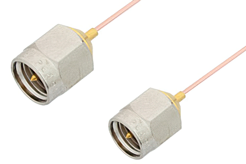 SMA Male to SMA Male Cable 24 Inch Length Using PE-020SR Coax, RoHS