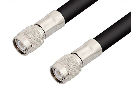 TNC Male to TNC Male Cable 48 Inch Length Using RG213 Coax, RoHS