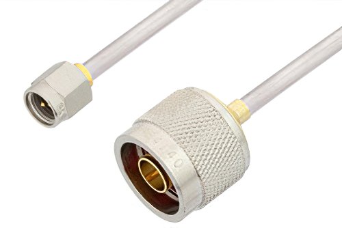 SMA Male to N Male Cable Using PE-SR402AL Coax