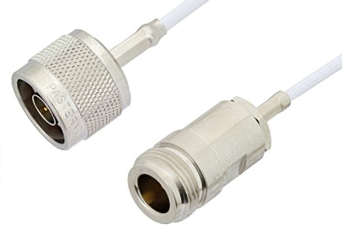 N Male to N Female Cable Using RG188 Coax