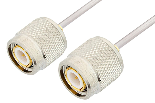 TNC Male to TNC Male Cable 18 Inch Length Using PE-SR405AL Coax