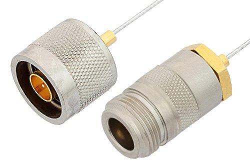 N Male to N Female Cable Using PE-SR047FL Coax