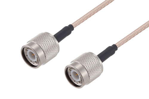 TNC Male to TNC Male Cable Using RG316-DS Coax with HeatShrink