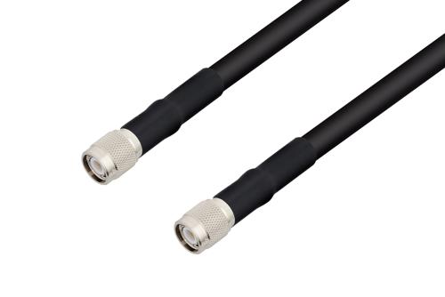 TNC Male to TNC Male Cable Using RG214 Coax with HeatShrink