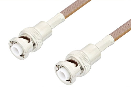 MHV Male to MHV Male Cable 72 Inch Length Using RG400 Coax