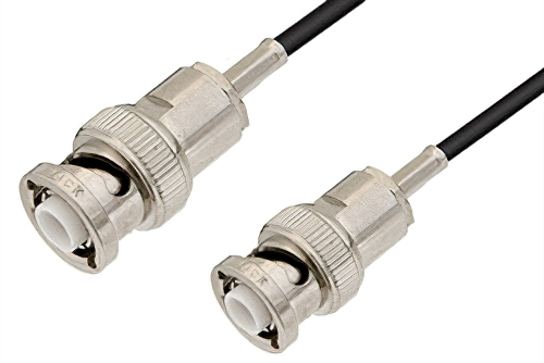 MHV Male to MHV Male Cable 72 Inch Length Using RG174 Coax