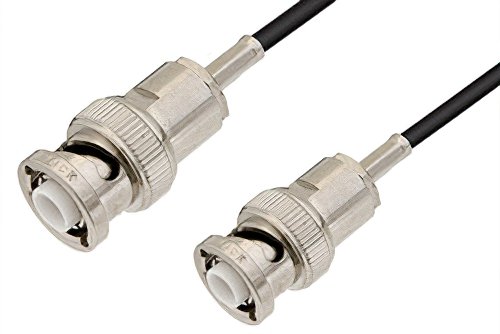 MHV Male to MHV Male Cable 72 Inch Length Using RG174 Coax, RoHS