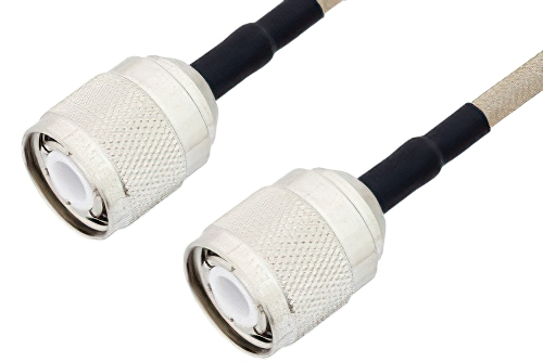 HN Male to HN Male Cable 24 Inch Length Using RG141 Coax