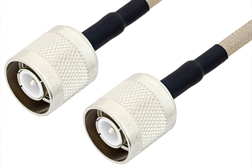 SC Male to SC Male Cable 72 Inch Length Using RG141 Coax , LF Solder