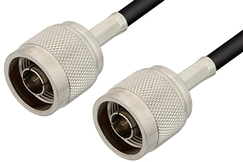 N Male to N Male Cable 24 Inch Length Using RG223 Coax