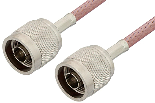 N Male to N Male Cable Using RG142 Coax