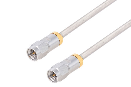 3.5mm Male to 3.5mm Male Cable Using PE-SR402AL Coax