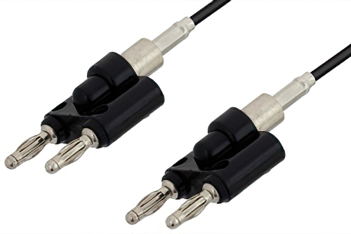 Banana Plug to Banana Plug Cable Using RG174 Coax