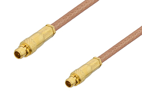 MMCX Plug to MMCX Plug Cable 60 Inch Length Using RG178 Coax, RoHS