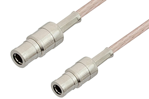 SMB 100 SMB Female to BNC Female Coax Cable 50 Ohm pigtail 