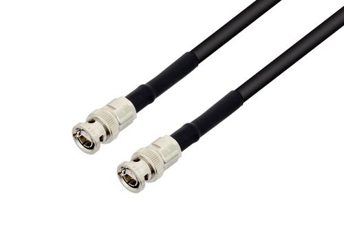 BNC Twinax Plug to BNC Twinax Plug Cable Using 78 Ohm RG108 Coax
