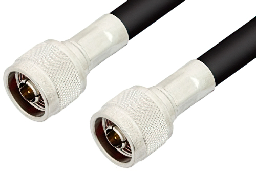 N Male to N Male Cable 60 Inch Length Using RG213 Coax