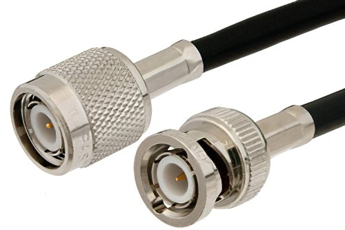 TNC Male to BNC Male Cable 60 Inch Length Using RG223 Coax