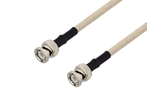 BNC Male to BNC Male Cable 60 Inch Length Using RG141 Coax