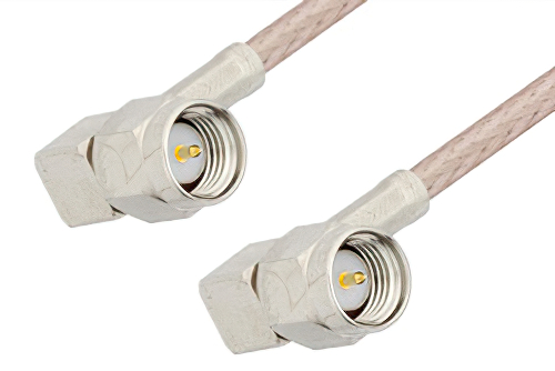 USA-CA RG316 SSMB Male to MC CARD MALE ANGLE Coaxial RF Pigtail Cable 