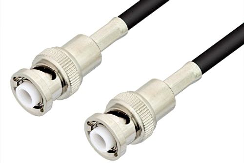 MHV Male to MHV Male Cable 72 Inch Length Using RG58 Coax, RoHS