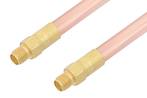 SMA Female to SMA Female Cable 12 Inch Length Using RG401 Coax