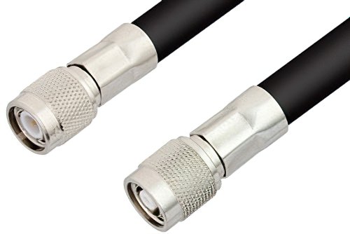 TNC Male to Reverse Polarity TNC Male Cable Using RG214 Coax, RoHS