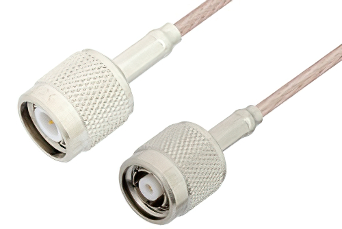 TNC Male to Reverse Polarity TNC Male Cable 12 Inch Length Using RG316 Coax