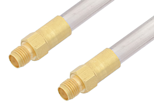 SMA Female to SMA Female Cable 12 Inch Length Using PE-SR401AL Coax