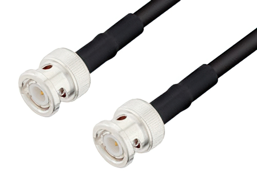 BNC Male to BNC Male Cable 60 Inch Length Using PE-C200 Coax