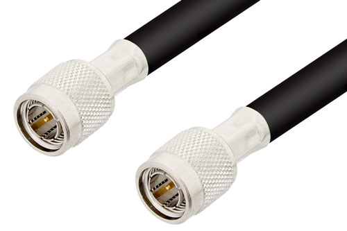 75 Ohm TNC Male to 75 Ohm TNC Male Cable 48 Inch Length Using 75 Ohm RG6 Coax
